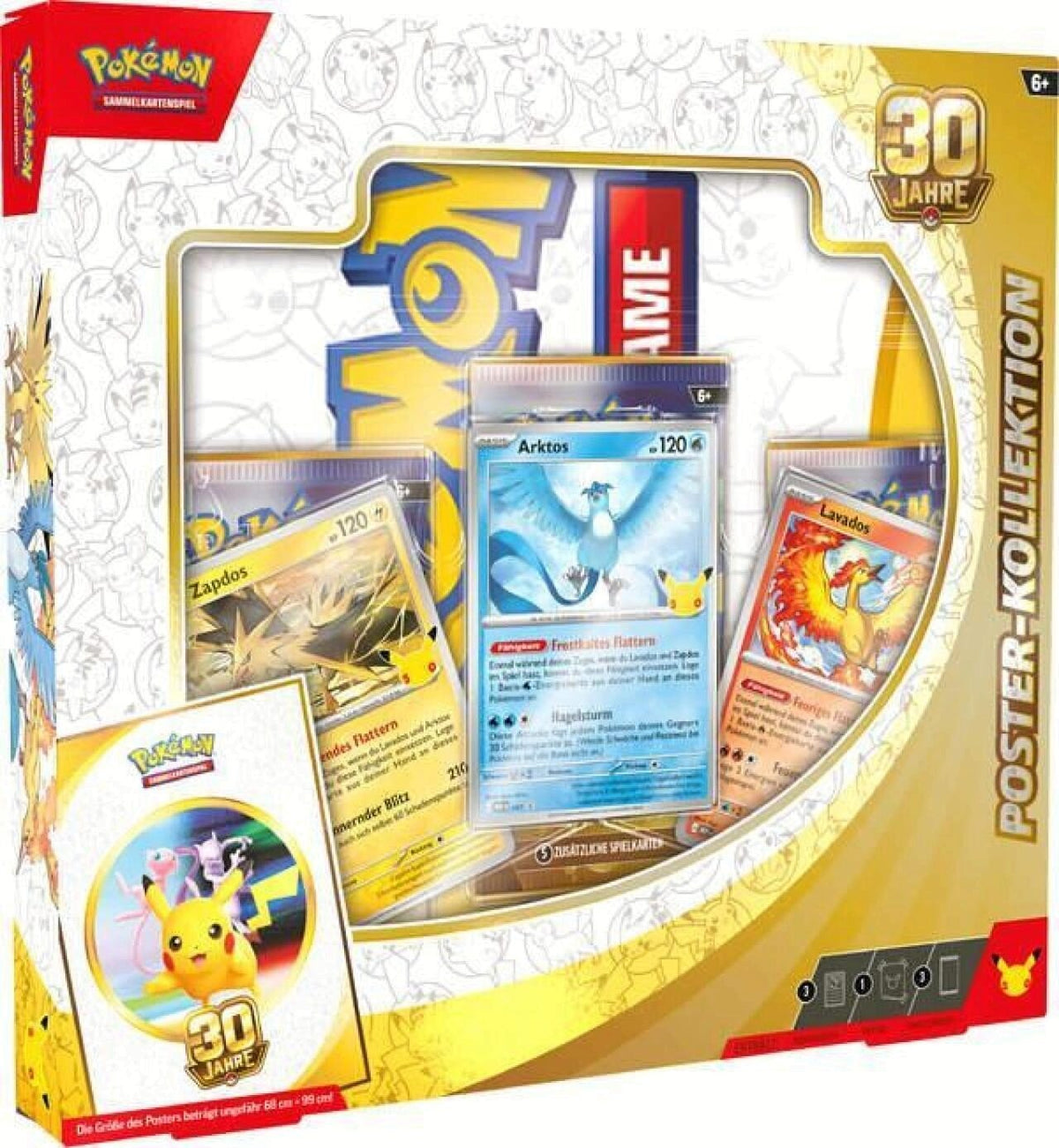 POKEMON PKM Pokémon Poster-Kollektion 30 Jahre