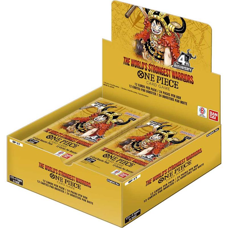 One Piece Card Game - The World's Strongest Warriors (OP17) Booster Display - Englisch