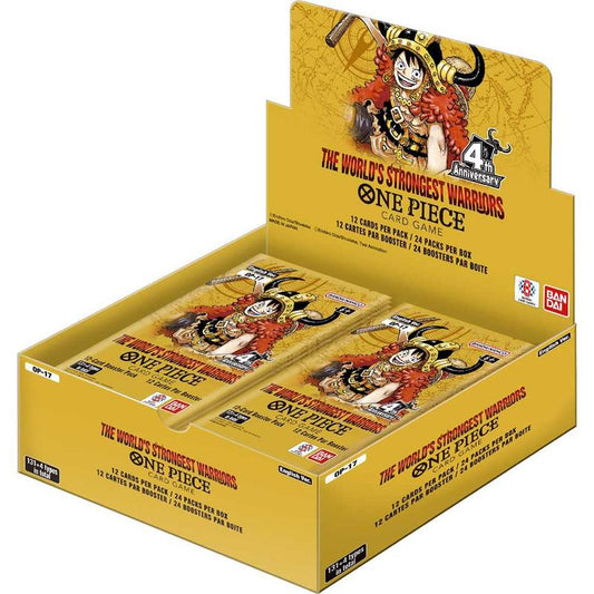 One Piece Card Game - The World's Strongest Warriors (OP17) Booster Display - Englisch