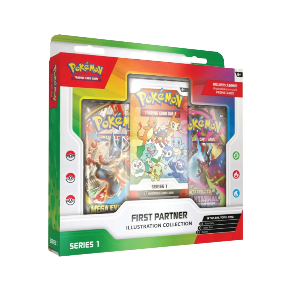 Pokemon First Partner Ilustrations Collection Series 1 Englisch