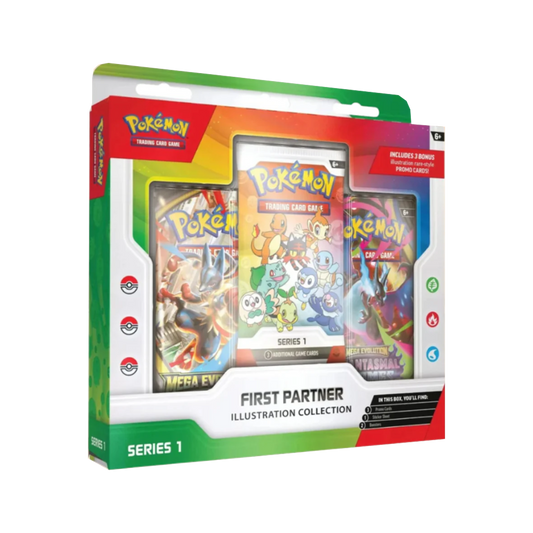 Pokemon First Partner Ilustrations Collection Series 1 Englisch