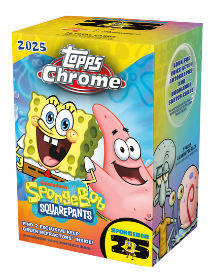 2025 Topps Chrome® SpongeBob 25th Anniversary - Value Box
