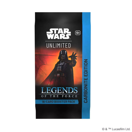 STAR WARS: UNLIMITED LEGENDS OF THE FORCE CARBONITE BOOSTER PACK EN