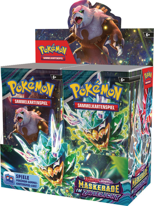 Pokemon Karmesin & Purpur -Maskerade im Zwielicht Booster Pack - DE