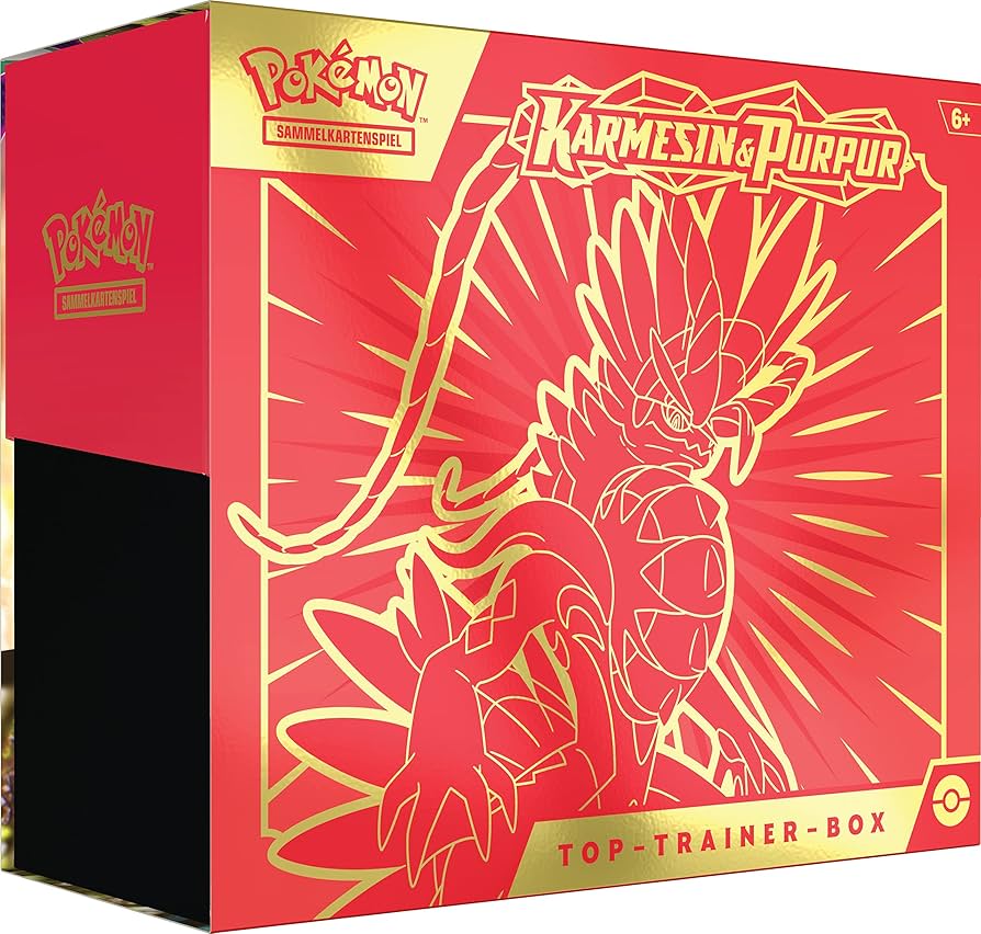 Pokémon-KARMESIN UND PURPUR TOP-TRAINER-BOX