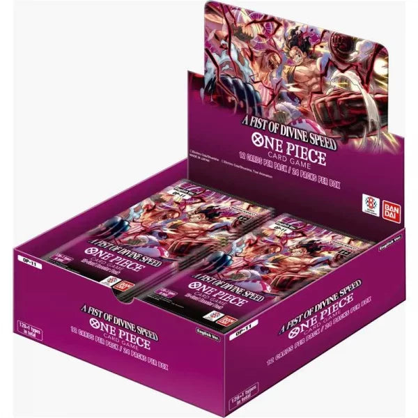 One Piece OP11 Case  – A Fist of Divine Speed – Englisch